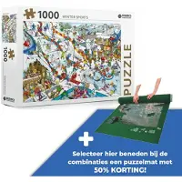 Rebo legpuzzel 1000 stukjes - Winter Sports