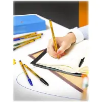 BIC Cristal Original Fine Balpen Zwart 0,3 mm Fijn 50 Stuks