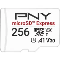 PNY microSD Express - microSDXC memory card - 256 GB - UHS-I U3 V30 A1 - 890/750 MB/s
