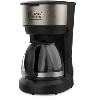 Black & Decker 6 kopjes filterkoffiezetapparaat 600w zwart - - BXCO600E