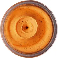 Berkley Powerbait EU Glitter Trout Bait Fruits 50g – Forelpasta met Fruitgeur en Glitter - Kleur : Peach-Pepper
