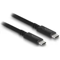 DeLOCK USB4 40 Gbps Coaxial Cable 1.2 m USB PD 3.1 Extended Power Range 240 W
