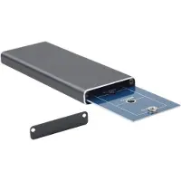 Gembird Externe behuizing voor M.2 drives, USB 3.0, zwart