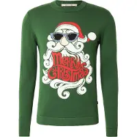 Only & Sons Trui 'ONSXmas' lichtblauw / groen / rood / wit