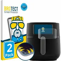 BROTECT - Screenprotector voor Philips Airfryer 5000 Series XXL 7,2L - Folie Beschermfolie matte volledig dekking 2 Stuks