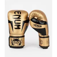 Venum ELITE- BOKSHANDSCHOENEN - GOLD/BLACK -12OZ