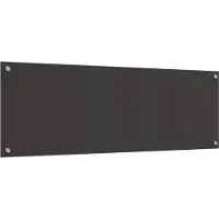 vidaXL Keukenachterwand Donkergrijs 120 x 40 cm gehard glas