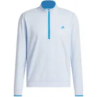 Adidas Functioneel shirt 'Lightweight Half-Zip' lichtblauw / wit