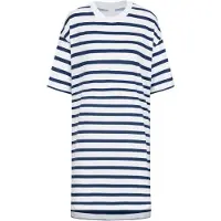 Mey Nachthemd 'Breezy Stripes' blauw / wit
