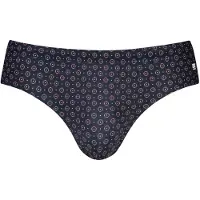 Mey Heren Zwemshorts 'Survival Circle' navy / rood / wit