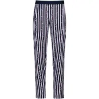 Mey Pyjamabroek 'Marble Muse' donkerblauw / grijs / lichtroze / wit