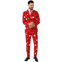 Opposuits Festivity Rood Kostuum