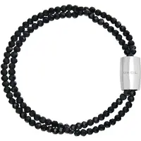 Breil Armband 'MAGNETICA SYSTEM' zwart / zilver