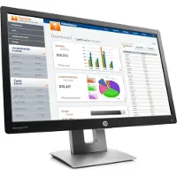 HP EliteDisplay E232 IPS 23" Zwart Full HD Matt