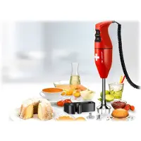 Esge Stabmixer -Zauberstab E 120 Select, Zwitserland (rood, 120 Watt, met wandhouder)