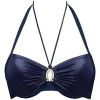 Marlies Dekkers Jet Set Majestic Blue Push Up Bikini Top Maat: 70C | Bikini's Outlet | Dames | Blauw