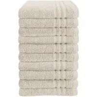 Byrklund handdoeken 50 x 100 - set van 10 - 100% Katoen - Hotelkwaliteit - Zacht en Absorberend - Beige / Zand