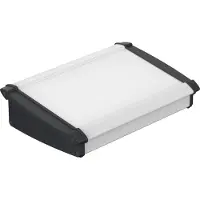 Bopla ALU-TOPLINE ATPH 1865-250 Consolebehuizing (l x b x h) 250 x 181 x 68 mm Aluminium, ABS Grafietgrijs (RAL 7024), Natuur 1 stuk(s)