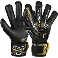 Reusch Sporthandschoenen 'Attrakt Gold X Evolution Cut Finger Support' goud / zwart