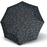 Knirps paraplu A.200 Medium Duomatic Cone Black zwart