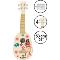 Lexibook Ukulele Vaina en bois avec cordes en nylon - 53 cm