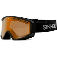 Sinner Batawa Otg Goggle Ski / Snowboard Bril Voor Bril Dragers (mat Zwart S2) Mat Zwart Orange Sintec