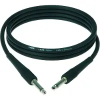 Klotz KIK INSTRUMENT CABLE BLACK 1,5M JACK 2P - JACK 2P METAL