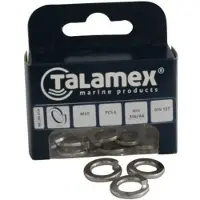 Talamex Spring Lock Washer 6 Units Zwart 10 mm