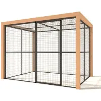 Glorenza Olivia - Kattenren - Aluminium - Antraciet - 260x190x187 cm