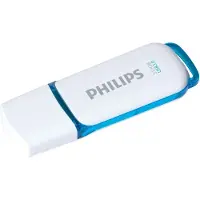 Philips FM51FD75B USB Stick - 512 GB - Snow Edition Ocean Blue - 3.0 USB Type-A 3.2 Gen 1 (3.1 Gen 1) - Wit