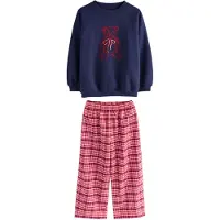 Next Nachtkledij navy / cranberry