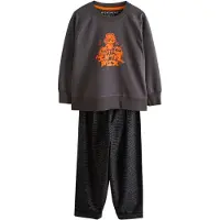 Next Nachtkledij antraciet / oranje / zwart