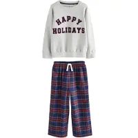Next Nachtkledij navy / grijs / rood