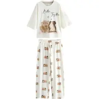 Next Pyjama beige / crème / bruin