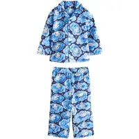 Next Nachtkledij 'Cath Kidston Moomins' blauw / nachtblauw / wit