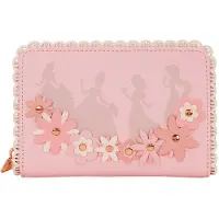Loungefly - Portemonnee - Loungefly - Stained Glass Princesses - roze-wit - Maat Standard