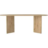 Vente-unique Eettafel 8 plaatsen - Licht naturel - TOPANIA