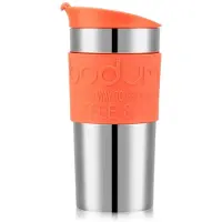 Bodum Thermosbeker Travel Mug Vacuüm RVS/Oranje 350 ml