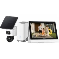 Eufy Security eufyCam S4 + Security HomeBase 3 S380 basissysteem + E10 Smart Display-Slimme Home Hub
