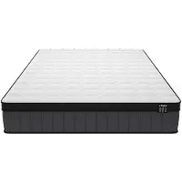 Vente-unique Hybride matras 140 x 190 cm met pocketveren met 7 zones en gel met vormgeheugen, dikte 25 cm - TOLCA van YSMÉE L 190 cm x H 25 cm x D 140 cm