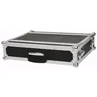 ROADINGER CO DD 19 inch rack 2 HE Hout Incl. greep