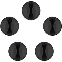 Mtp Products Kabelhouder | | 1 sleuf (5 stuks, Ø 7.8 mm, Zwart)