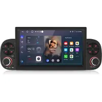Hexinex HexinexMarket Quad-Core autoradio Geschikt voor Fiat Panda (2013-2020) - Draadloos CarPlay, Android Auto, multimediaspeler, 2GB+64GB