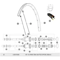 Mavic Ksyrium Elite Disc/disc Ust 2017 Spaken 12 Eenheden
