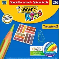 BIC Tropicolors kleurpotlodenset - 216 stuks, 12 kleuren