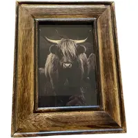 Home Sweet Home Fotolijst bruin Schotse Hooglander maat L 25 x 20 cm | 125005 | | Stoer & Sober Landelijke Woonstijl