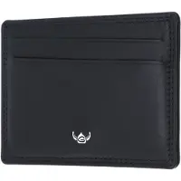 Golden Head Leren kaarthouder Polo RFID Protect Kartenetui 4448 Schwarz zwart