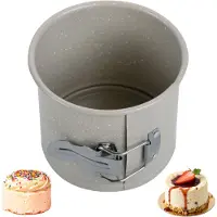 KINGHOFF KH-1979 Ronde Cakevorm 12 cm - Hoogte 10,3 cm - Marmer Non-Stick Laag - Koekvorm Sluiting - Ovenbestendig tot 220°C - Ovenvorm - Bakvorm