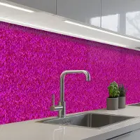 KitchenYeah Keuken achterwand 250x60 cm - Spatscherm zelfklevend Vloeiend - Olie - Roze - Verf - Muurbeschermer - Spatwand fornuis