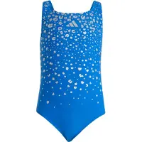 Adidas Sportieve badmode 'Glitter V-back Swimsuit' royal blue/koningsblauw / zilver